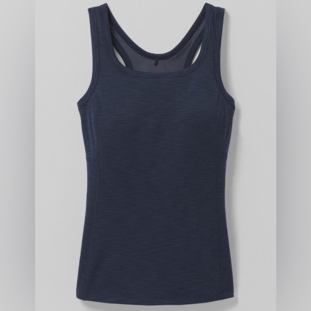 Like New prAna Becksa Tank in Blue Heather